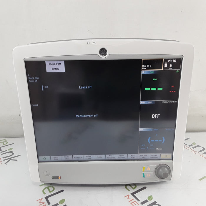 GE Healthcare Carescape B650 w/ Masimo PDM Patient Monitor