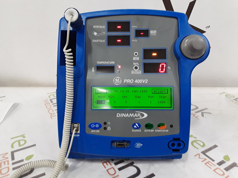 GE Healthcare Dinamap Pro 400V2 Vital Signs Monitor