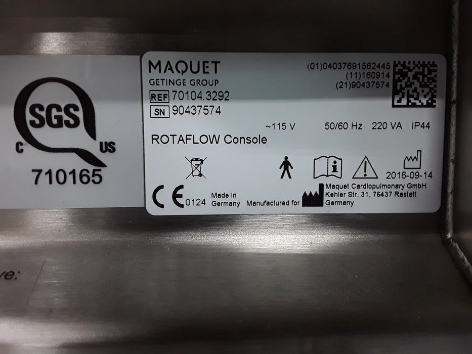 Maquet 70104.3292 ROTAFLOW Console