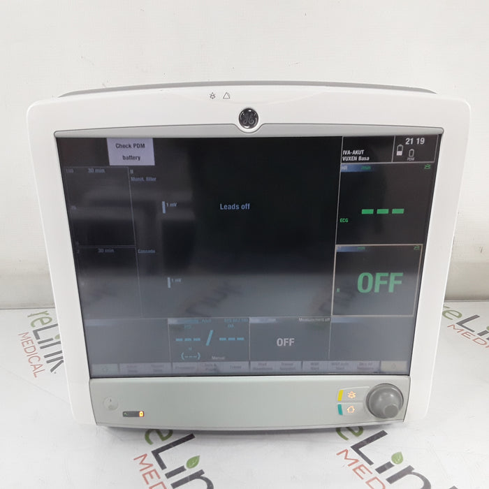 GE Healthcare Carescape B650 w/ Masimo PDM Patient Monitor