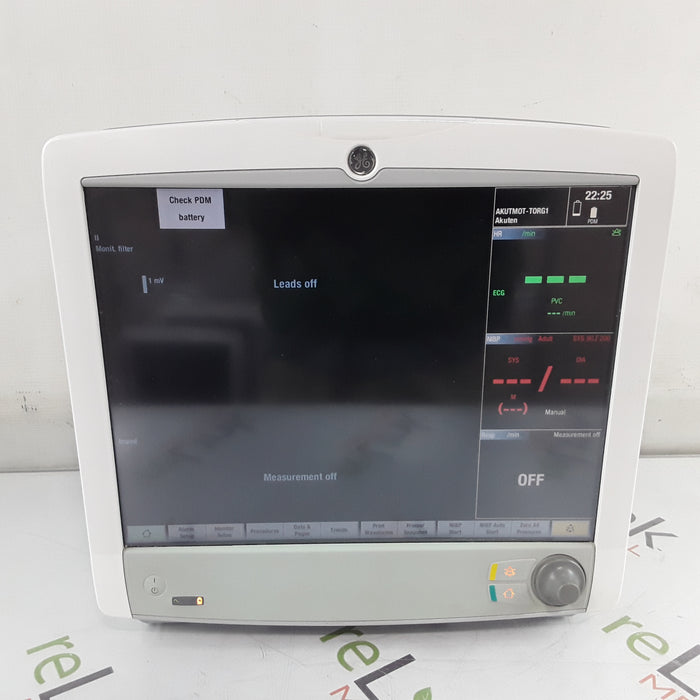 GE Healthcare Carescape B650 w/ Masimo PDM Patient Monitor