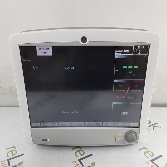 GE Healthcare Carescape B650 w/ Masimo PDM Patient Monitor