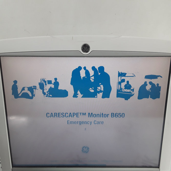 GE Healthcare Carescape B650 w/ Masimo PDM Patient Monitor