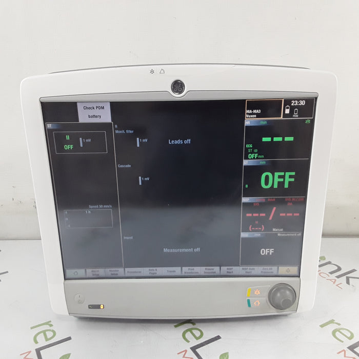 GE Healthcare Carescape B650 w/ Masimo PDM Patient Monitor