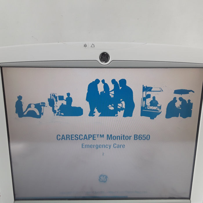 GE Healthcare Carescape B650 w/ Masimo PDM Patient Monitor