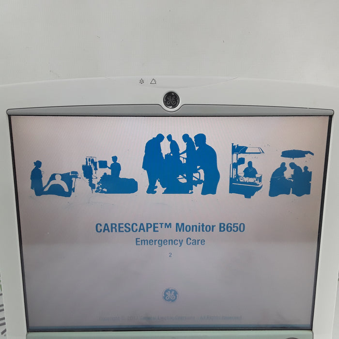 GE Healthcare Carescape B650 w/ Masimo PDM Patient Monitor