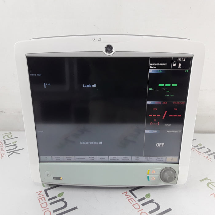 GE Healthcare Carescape B650 w/ Masimo PDM Patient Monitor