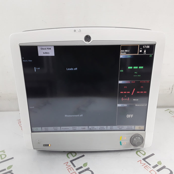 GE Healthcare Carescape B650 w/ Masimo PDM Patient Monitor