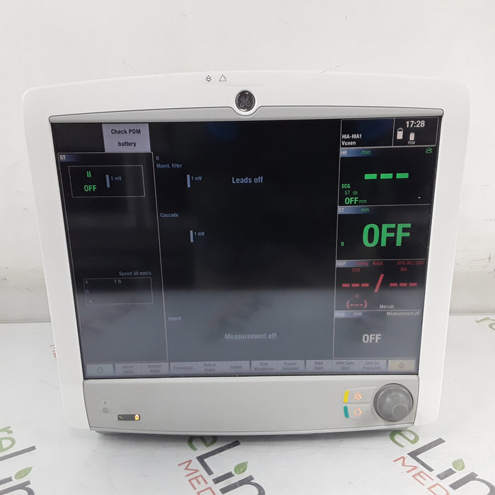 GE Healthcare Carescape B650 w/ Masimo PDM Patient Monitor