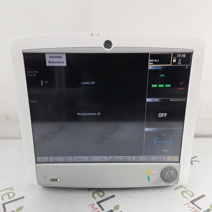 GE Healthcare Carescape B650 w/ Masimo PDM Patient Monitor