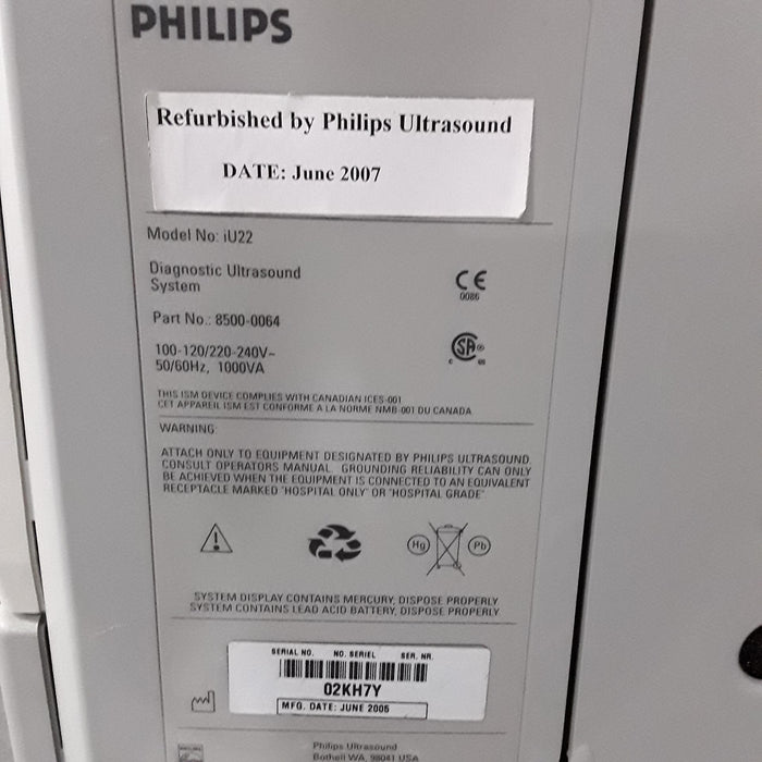 Philips IU22 Ultrasound