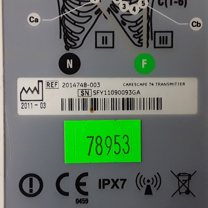 GE Healthcare Carescape T4 Telemetry Transmitter