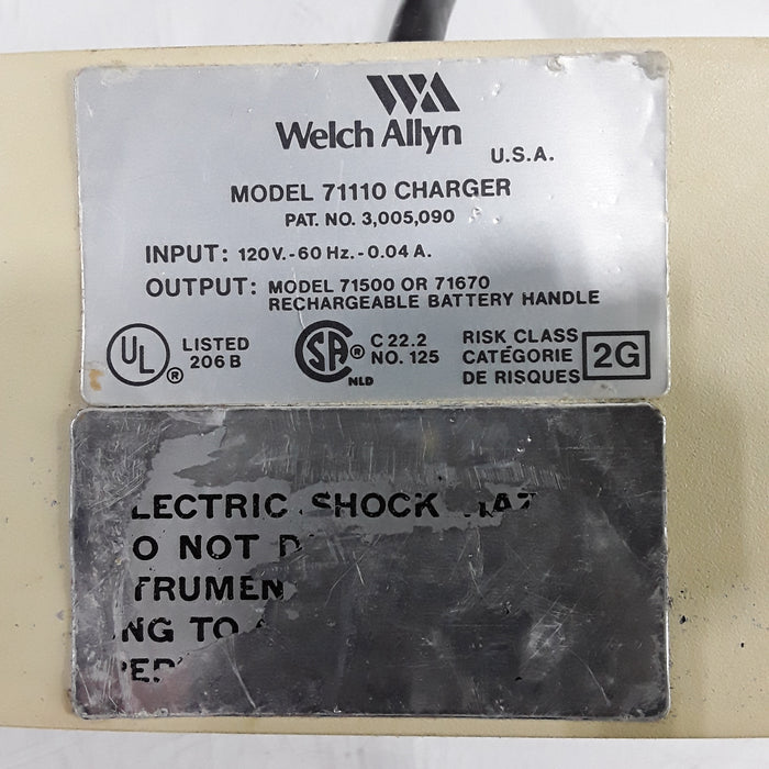 Welch Allyn 71110 3.5V Desk Charger