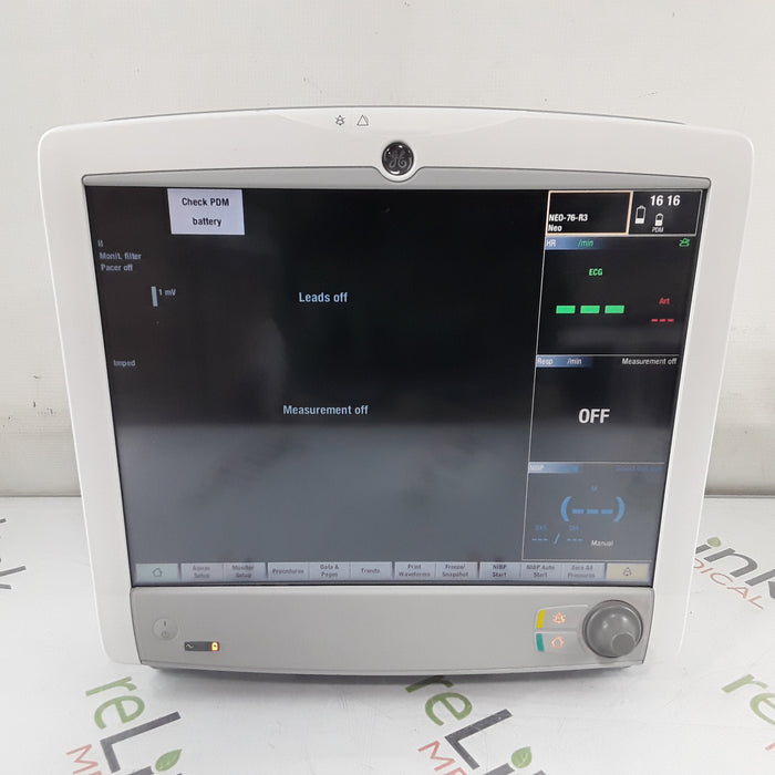 GE Healthcare Carescape B650 w/ Masimo PDM Patient Monitor