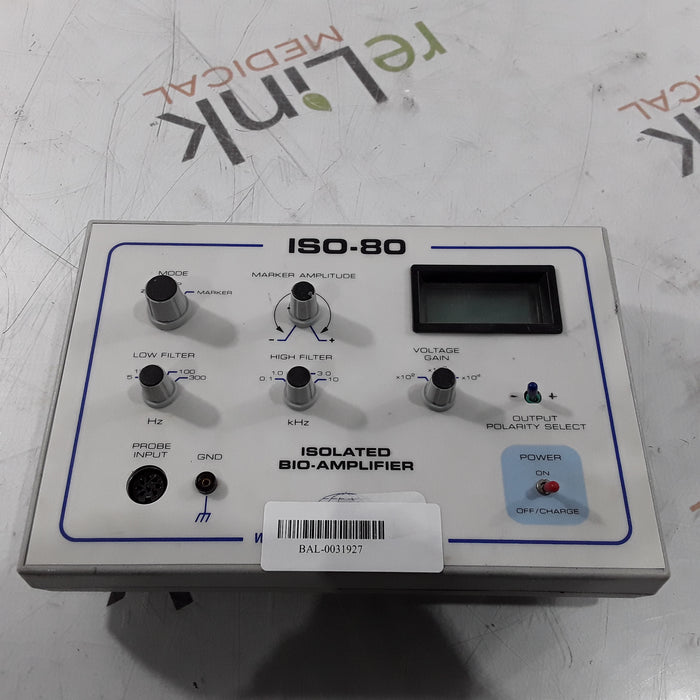 World Precision Instruments ISO-80 Isolated Bio-Amplifier