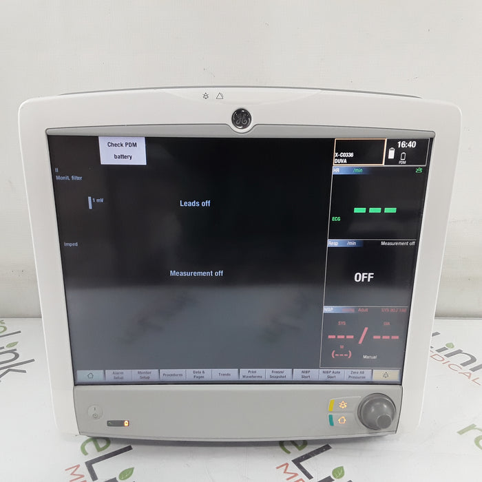 GE Healthcare Carescape B650 w/ Masimo PDM Patient Monitor