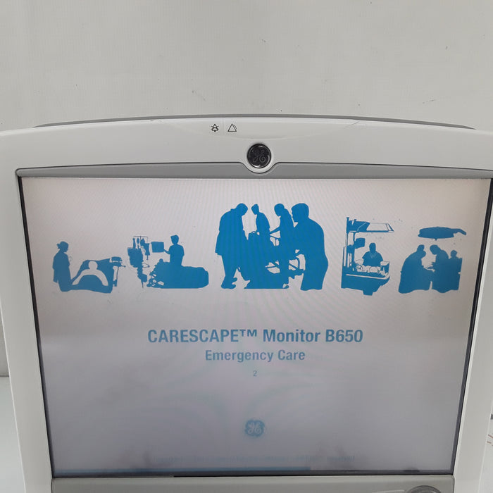 GE Healthcare Carescape B650 w/ Masimo PDM Patient Monitor