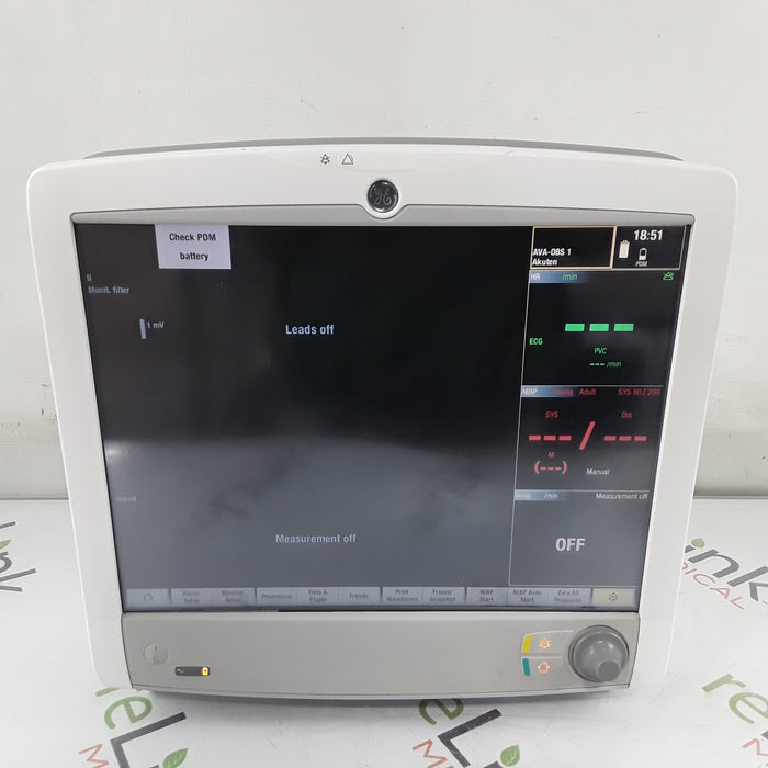 GE Healthcare Carescape B650 w/ Masimo PDM Patient Monitor