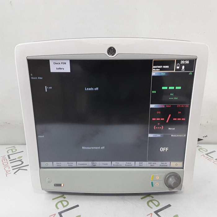 GE Healthcare Carescape B650 w/ Masimo PDM Patient Monitor