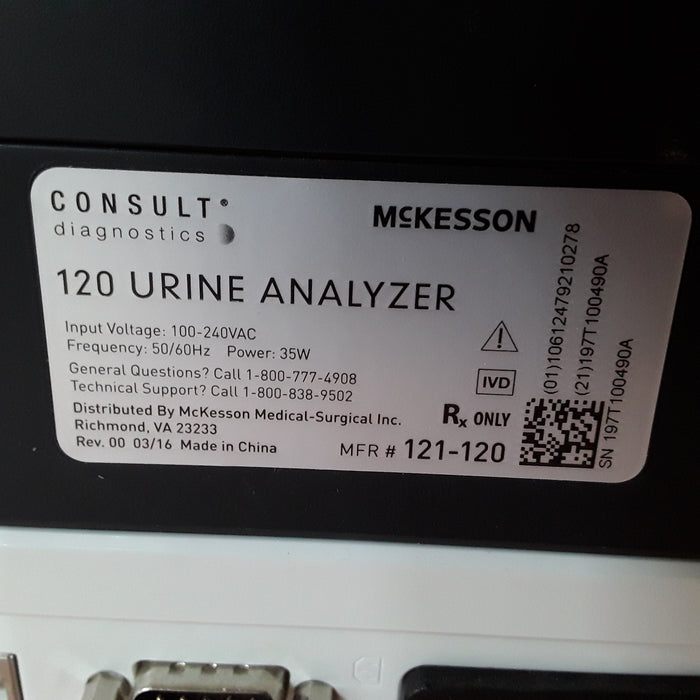 McKesson Consult 120 Urine Analyzer
