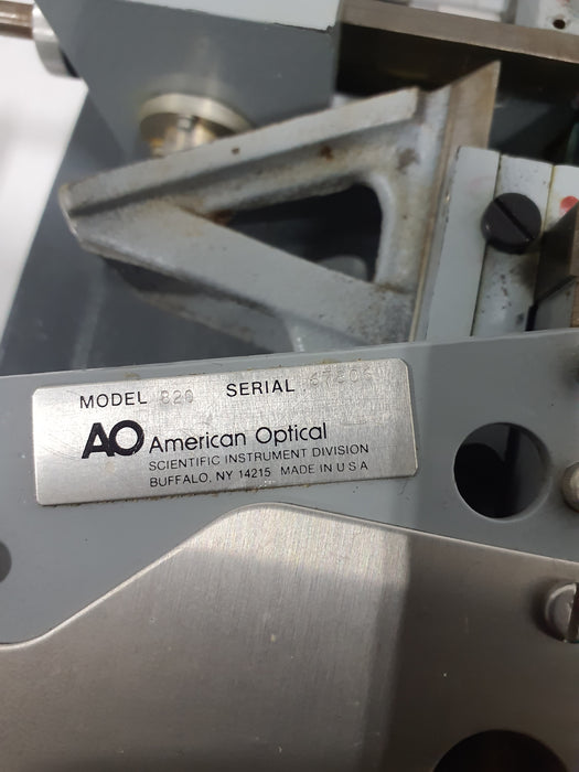 American Optical 820 Microtome
