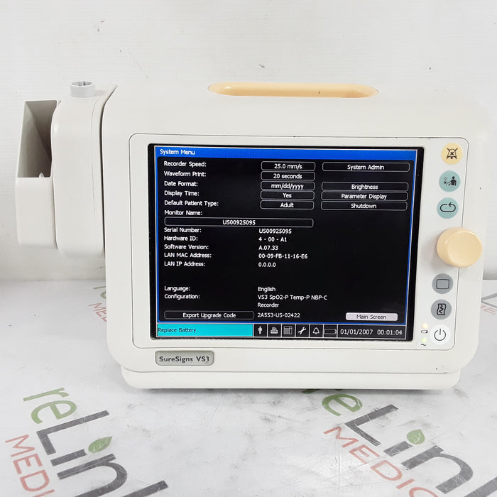 Philips Suresigns VS3 Vital Signs Monitor