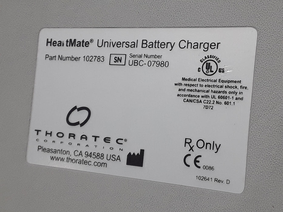 Thoratec Heart Mate Universal Battery Charger