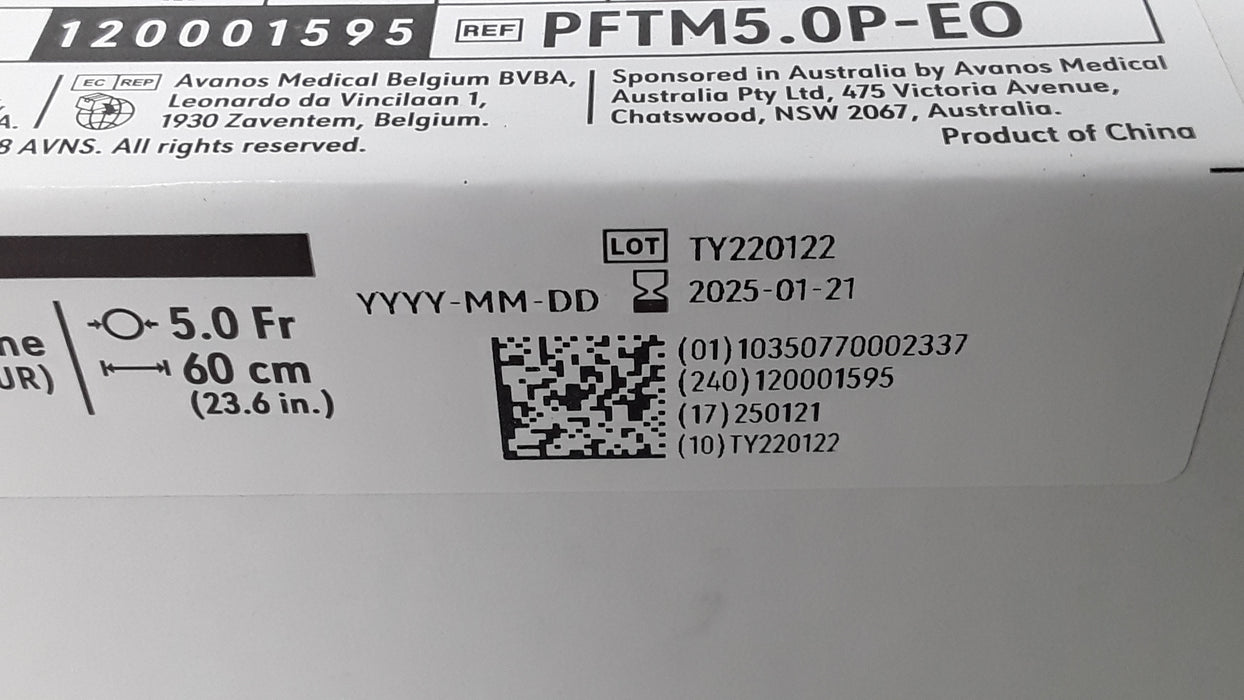 Avanos PFTM5.OP-E0 Neomed Feeding Tube 5.0 Fr 60 cm