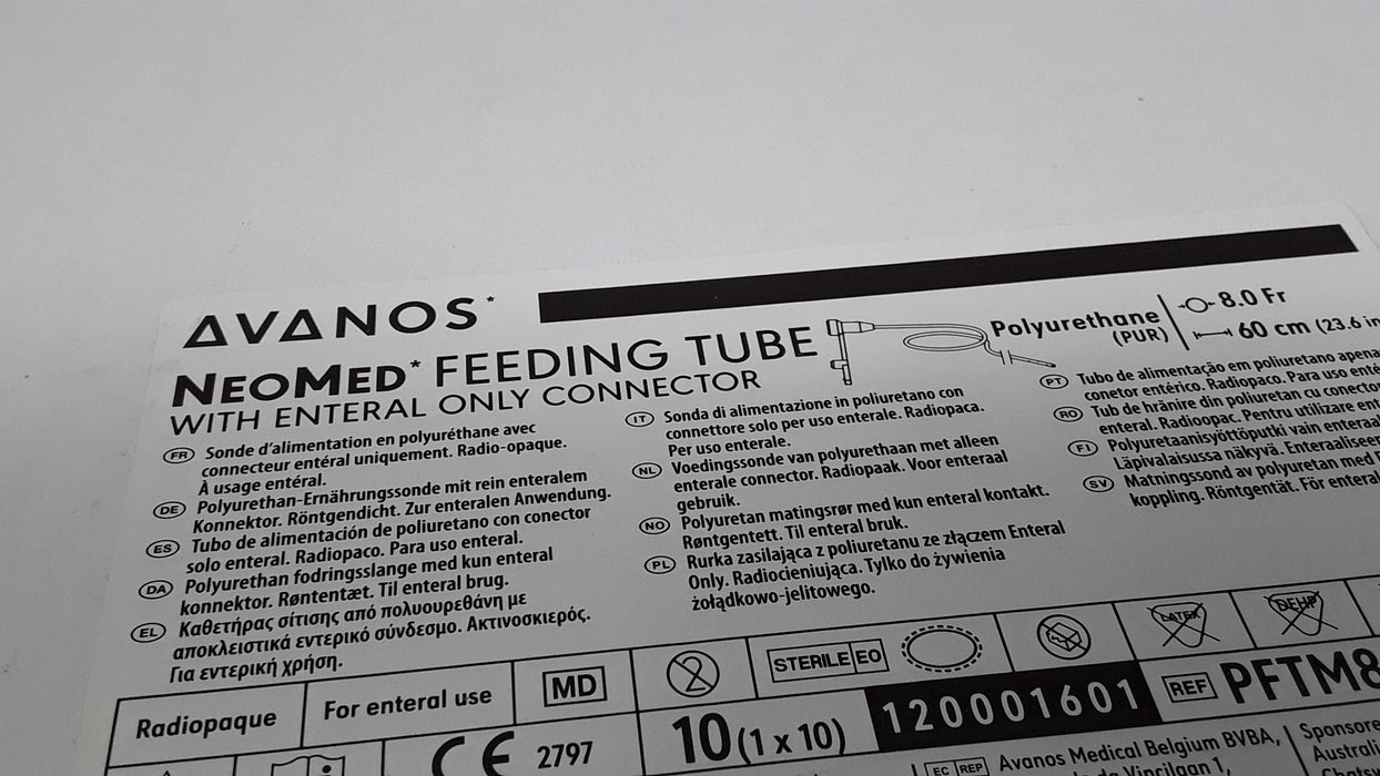 Avanos PFTM8.OP-EO Neomed Feeding Tube 8.0 Fr 60 cm