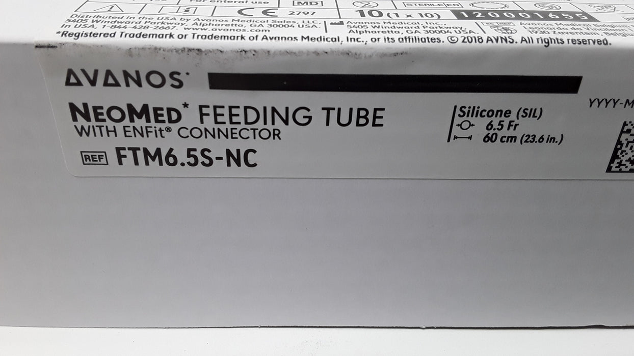 Avanos FTM6.5S-NC NeoMed Feeding Tube6.5 Fr 60cm