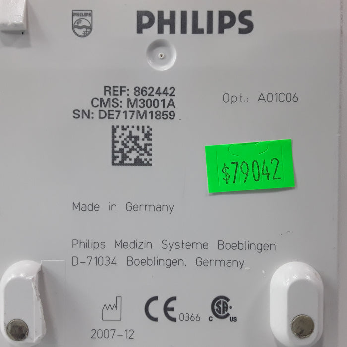 Philips M3001A-A01C06 Fast SpO2, NIBP, ECG, Temp, IBP MMS Module