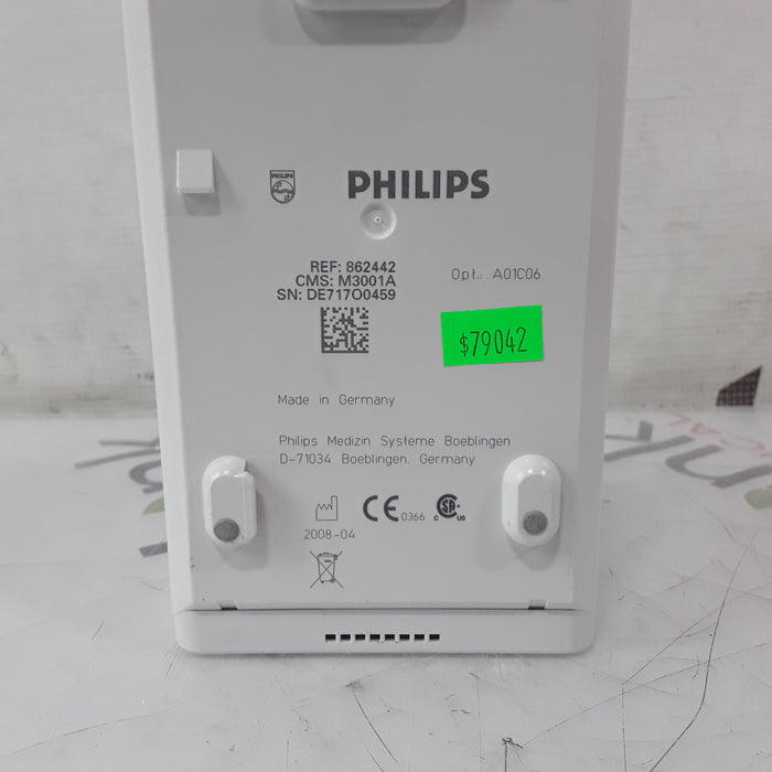 Philips M3001A-A01C06 Fast SpO2, NIBP, ECG, Temp, IBP MMS Module