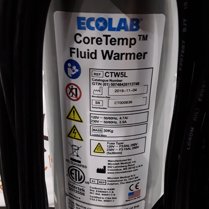Ecolab CoreTemp Fluid Warmer