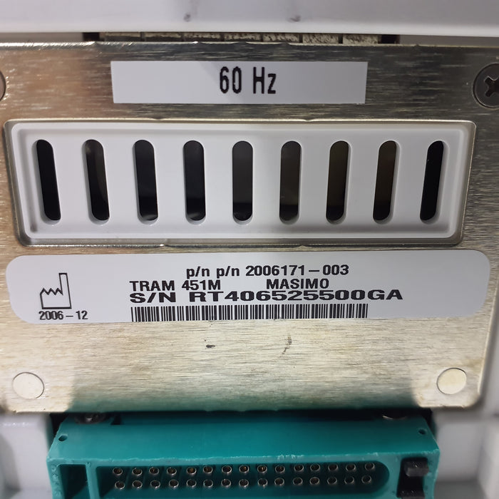 GE Healthcare TRAM 451M Multiparameter Module - Masimo SpO2