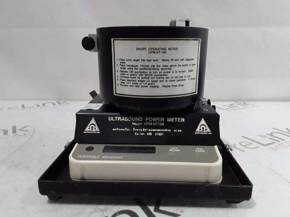 Ohmic Instruments Company UPM-DT-10 Ultrasound Power Meter