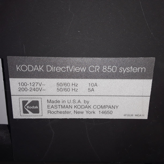 Kodak Direct View CR850 CR Reader