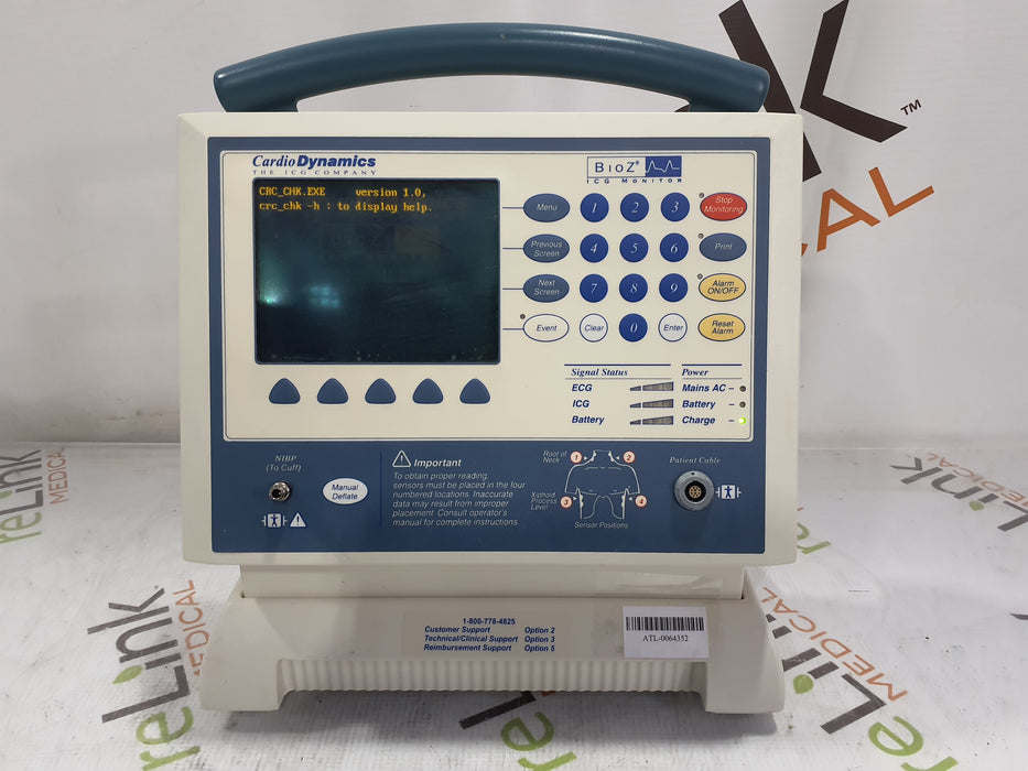 CardioDynamics BZ-4110-121 Patient Monitor