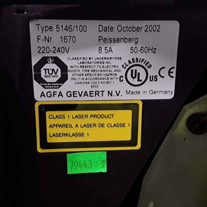 AGFA ADC Compact Plus 5146/100 Digitizer