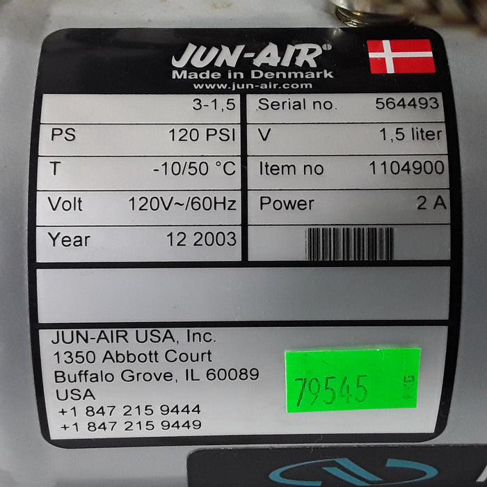 Jun-Air 3-1,5 Air Compressor