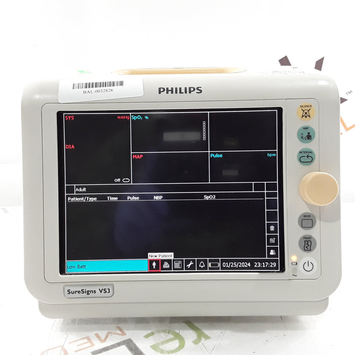 Philips Suresigns VS3 Vital Signs Monitor