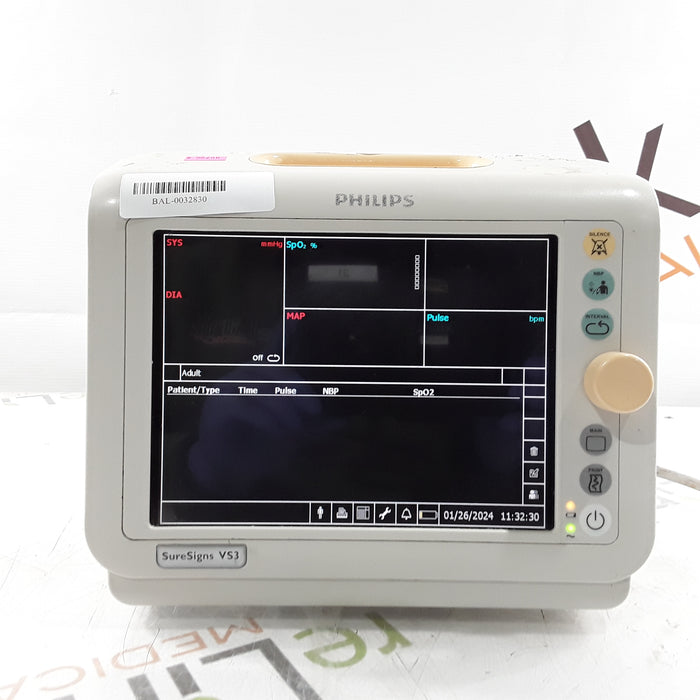 Philips Suresigns VS3 Vital Signs Monitor