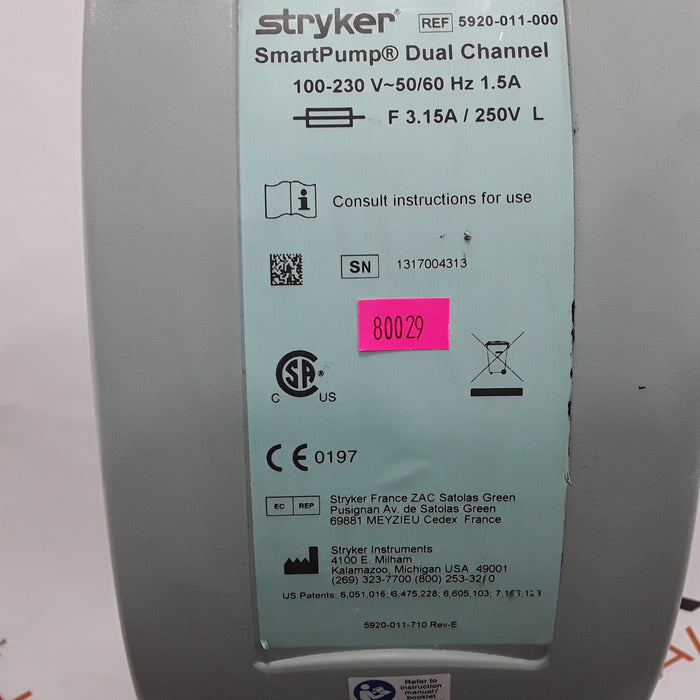 Stryker SmartPump Dual Channel Tourniquet