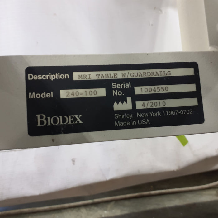 Biodex 240-100 MRI Imaging Table