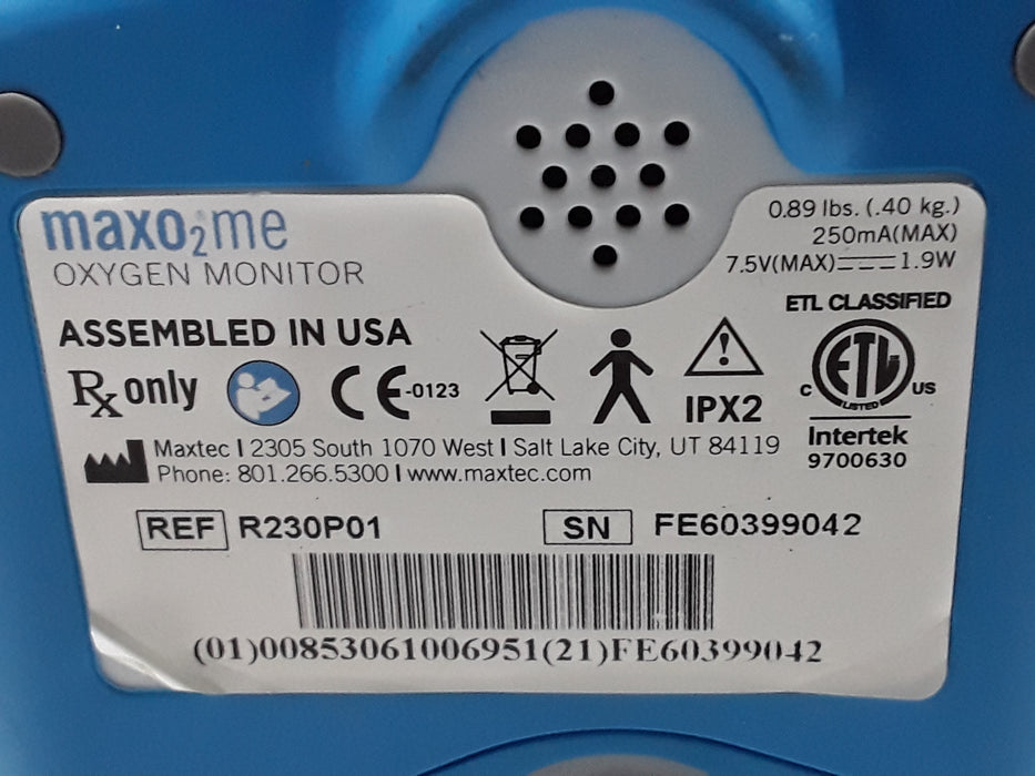 Maxtec, Inc. R230P01 Oxygen Monitor
