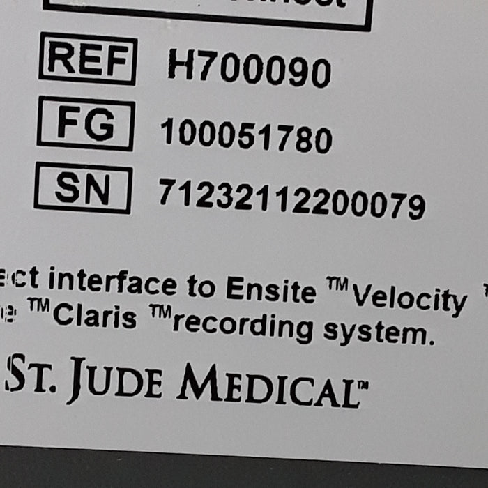 St. Jude Medical, Inc. H700090 Workmate Claris Amplifier
