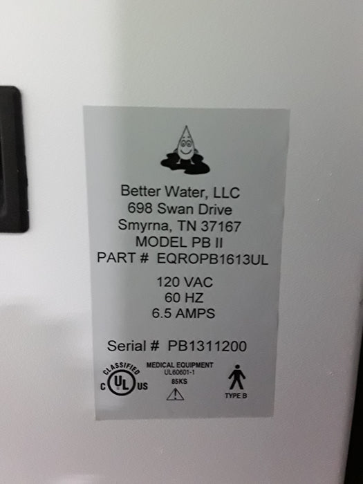 Better Water LLC Reverse Osmosis