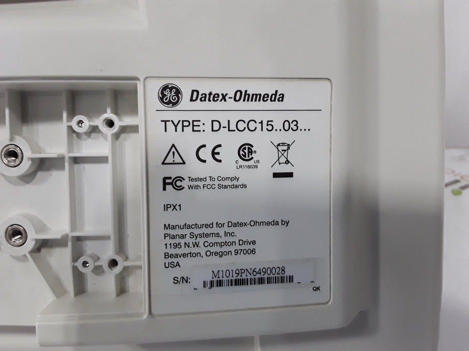 Datex-Ohmeda D-LCC15-03 S/5 FLAT SCREEN MONITOR