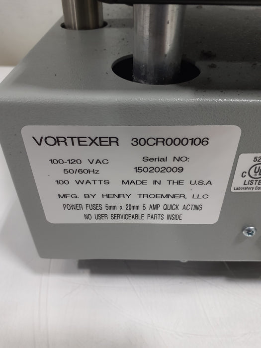 Henry Troemner, LLC 30CR000106 Multi-Vial Vortexer