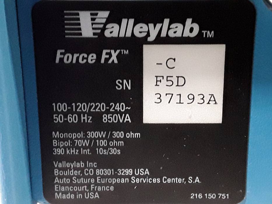 Covidien Valleylab Force FX-C Electrosurgical Generator