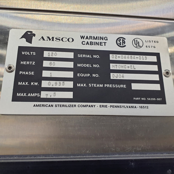 Amsco M70WC Blanket Warmer